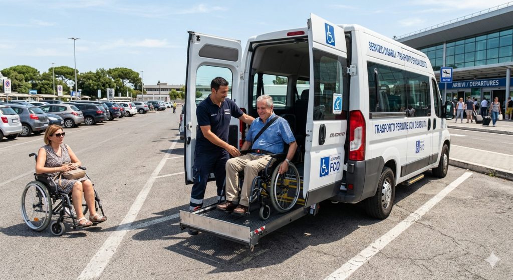 Van com rampa para cadeiras de rodas da frota VemRent